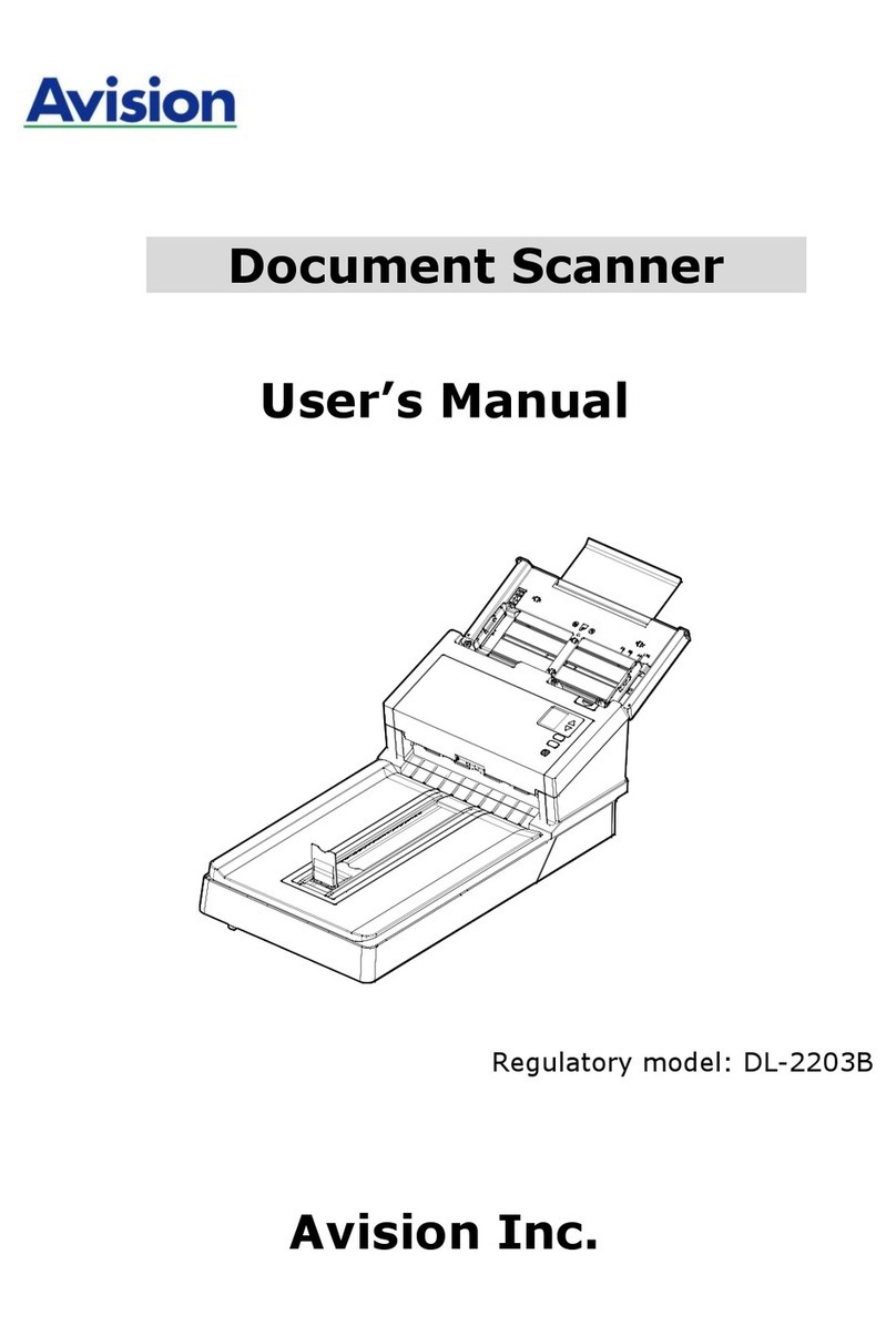 Avision AD360GF User manual