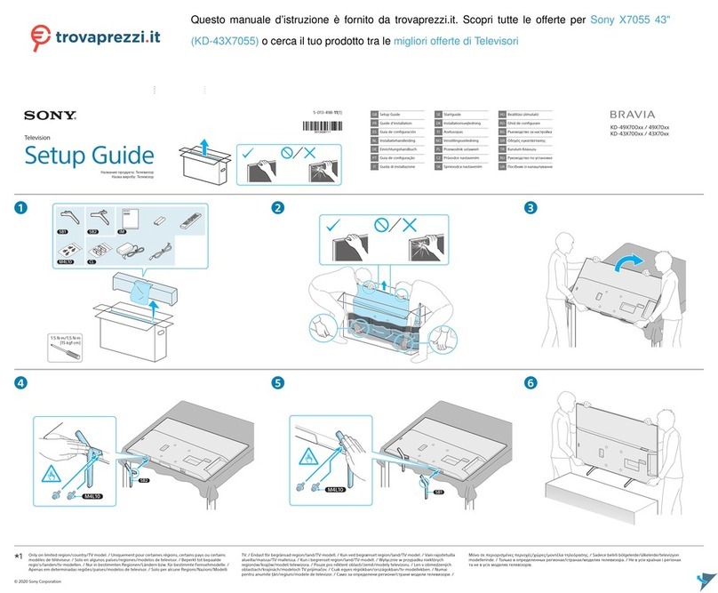 Sony X7055 User manual