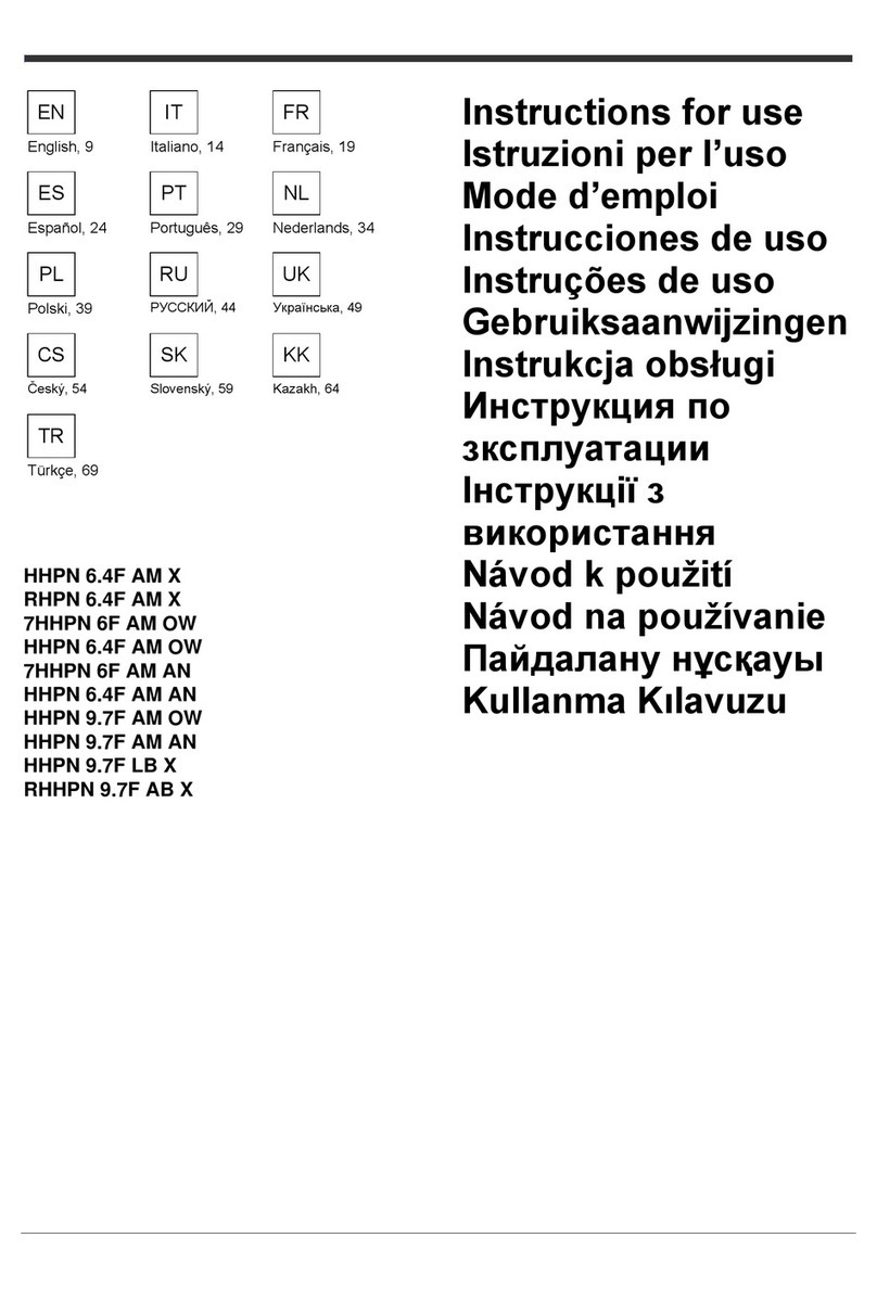 Whirlpool HHPN 6.4F AM X Instructions for use