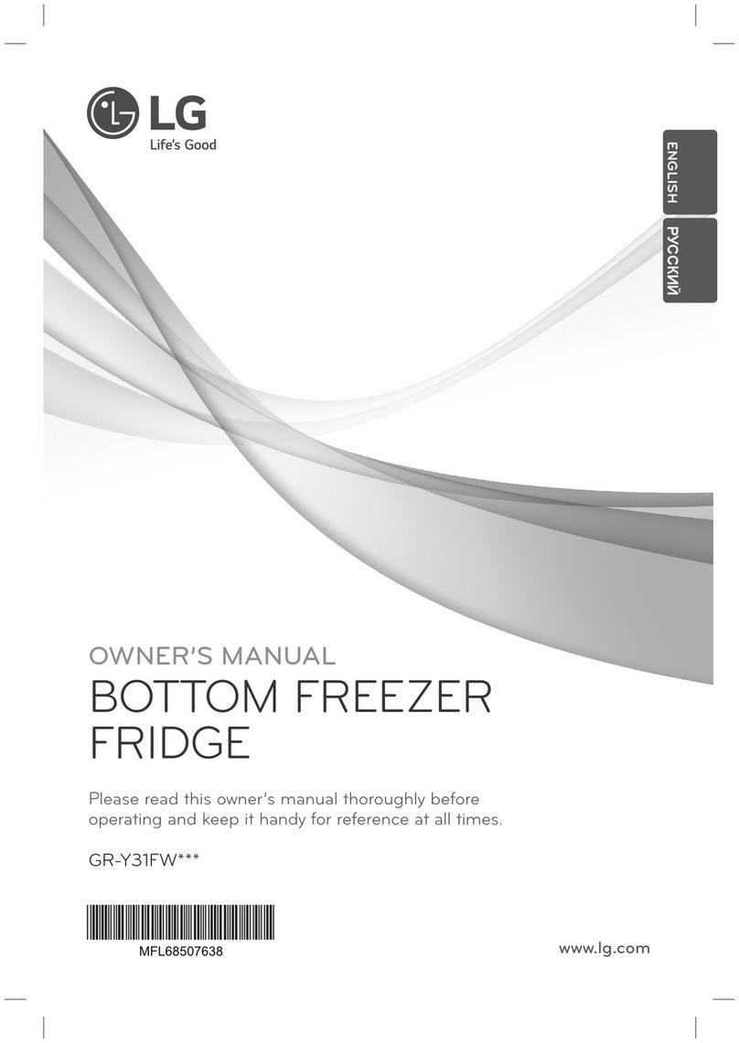 LG GR-Y31FW Series owner's manual