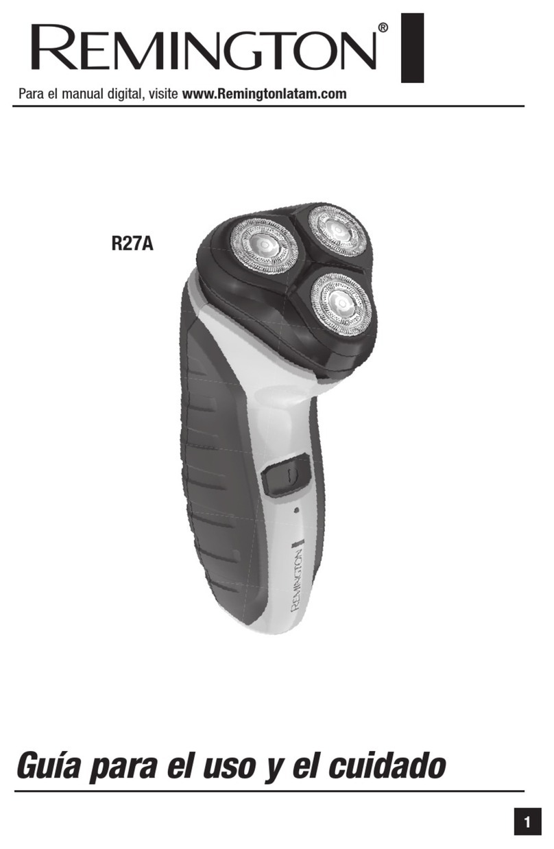 Remington R27A Use and care guide