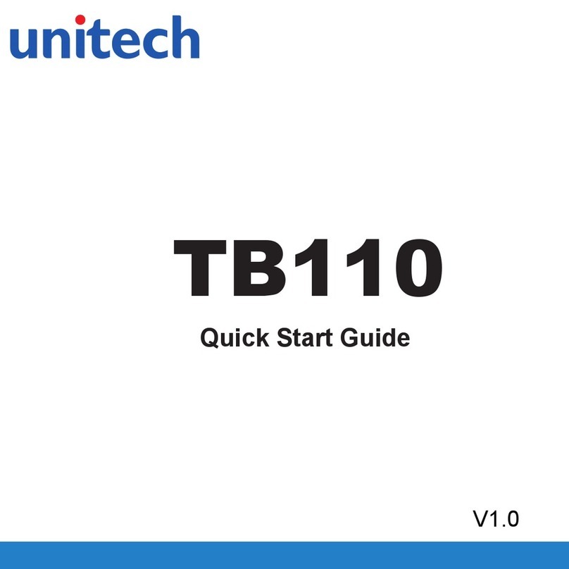 Unitech TB110 User manual