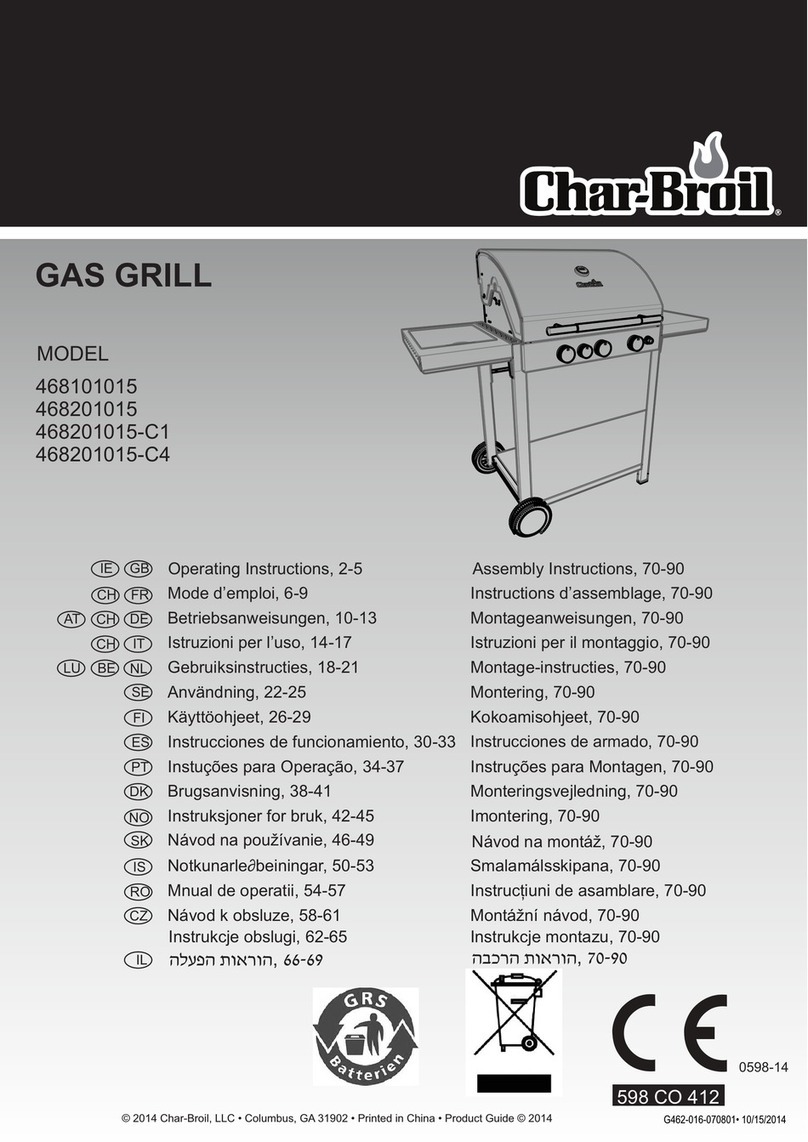Char-Broil 468101015 User manual