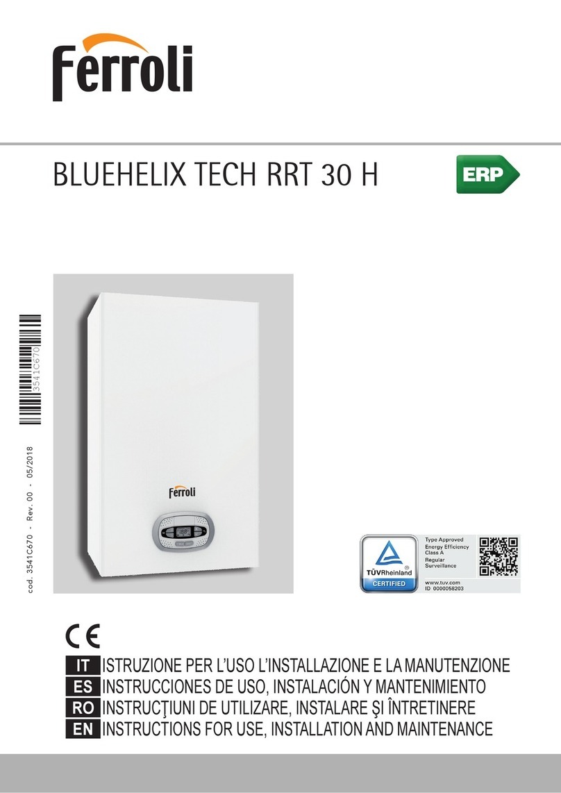 Ferroli BLUEHELIX TECH RRT 30 H Technical manual