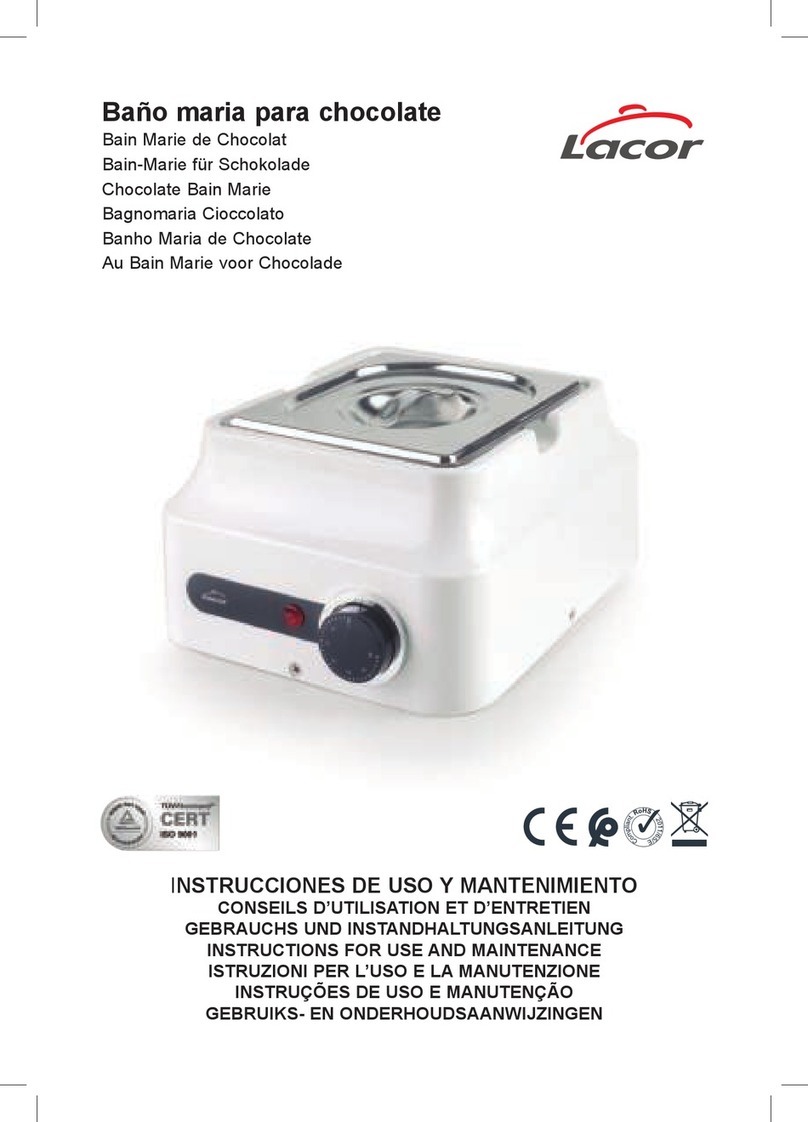 Lacor 69617 Instructions for use and maintenance