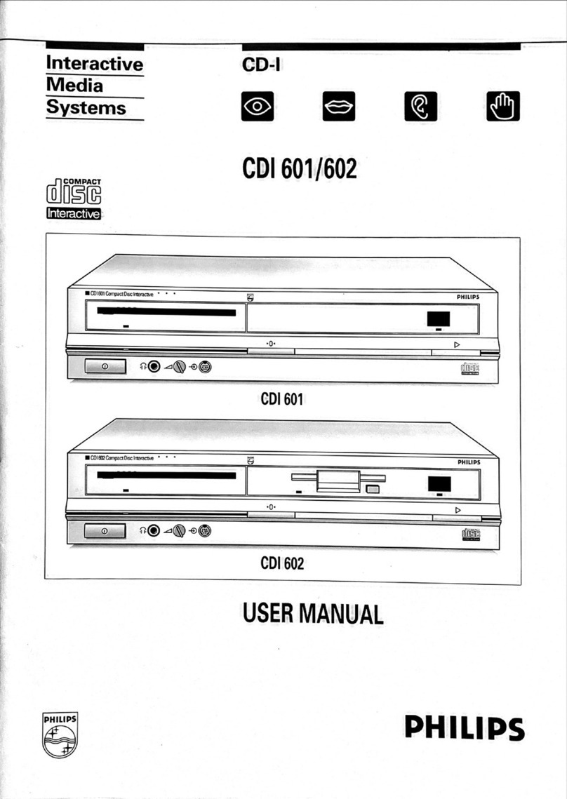 Philips CDI 601 User manual