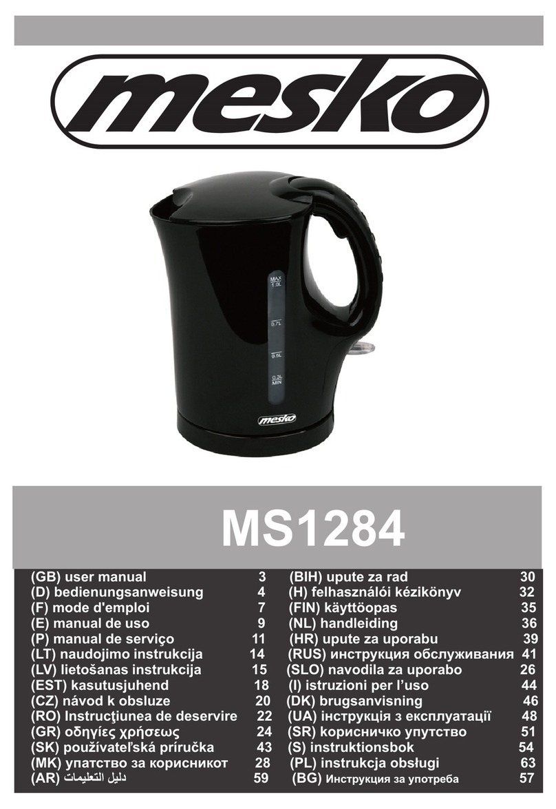 Mesko MS1284 user manual