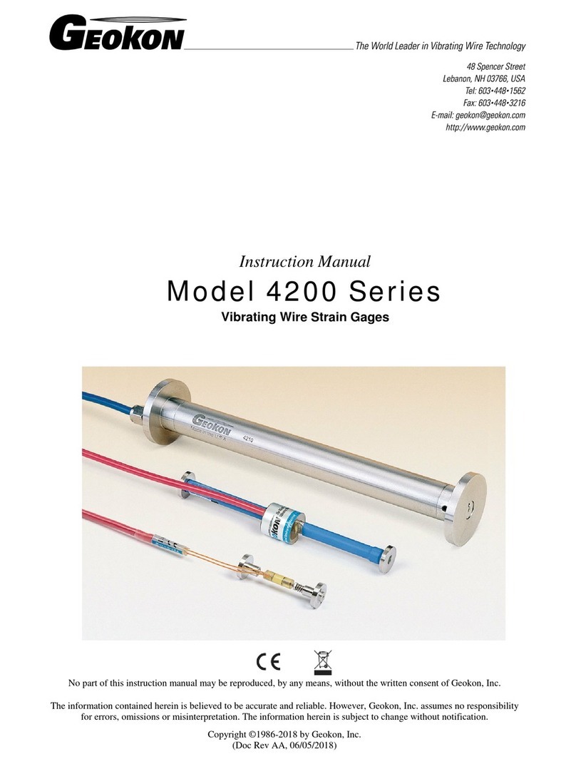 Geokon 4200 Series User manual