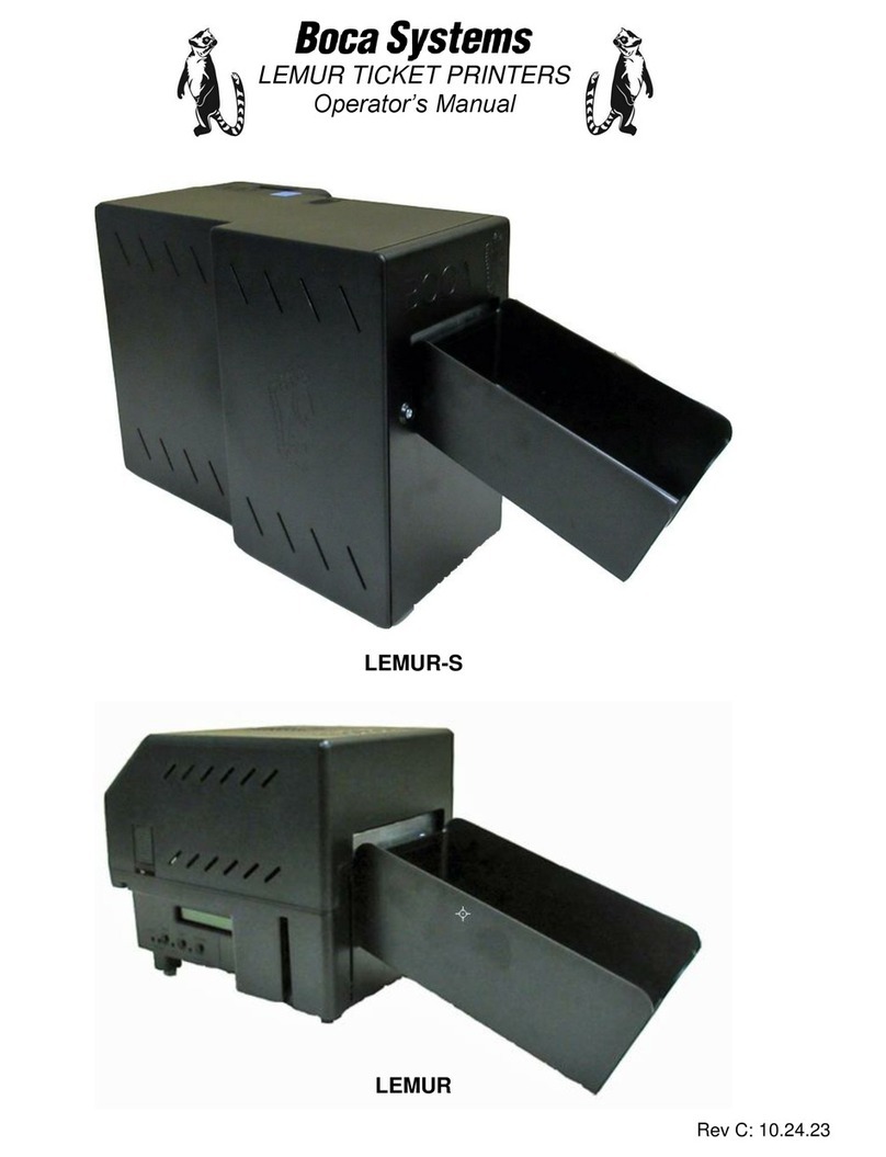 Boca Systems Lemur-S User manual