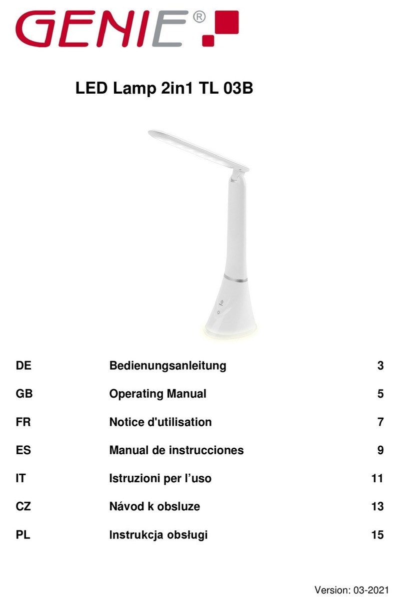 Genie TL 03B User manual