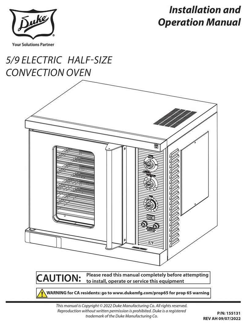 Duke 59 Series Installation and operation manual