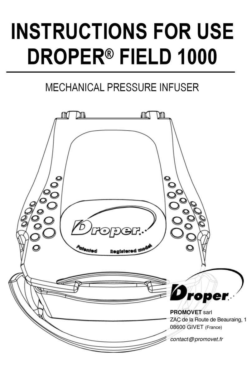 Droper Field 1000 Instructions for use