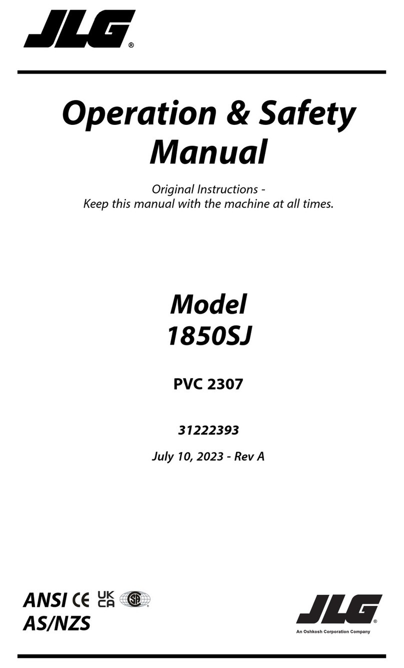 JLG 1850SJ Operation & safety manual