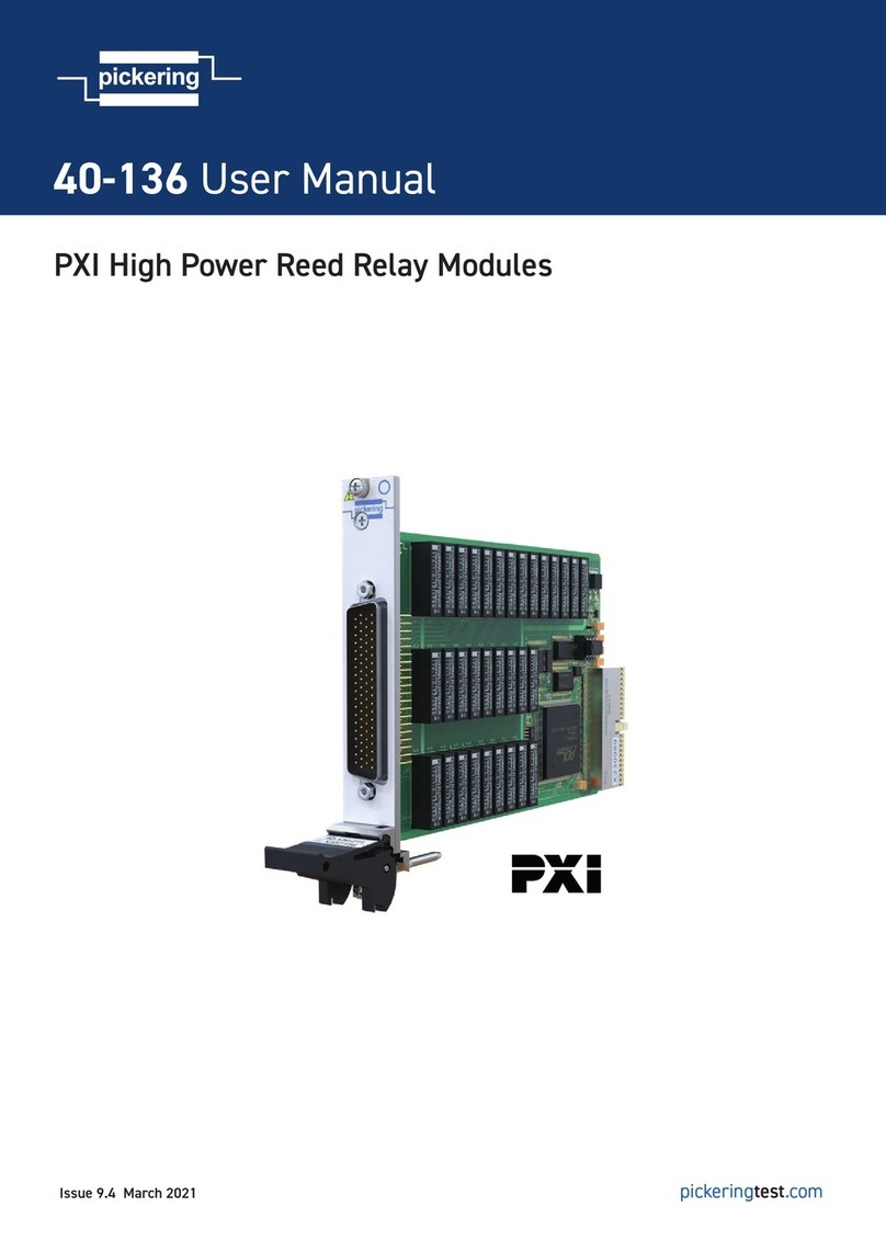 Pickering 40-136 User manual
