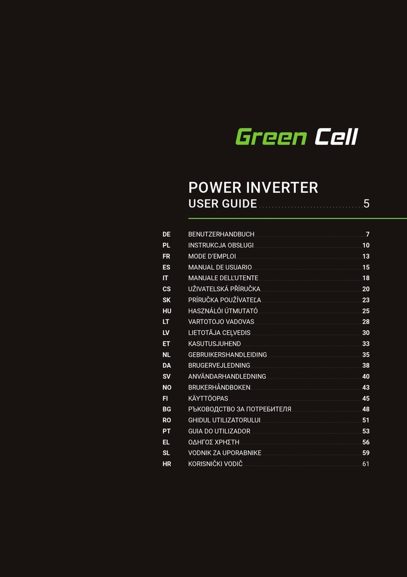 Green Cell INV19 User manual