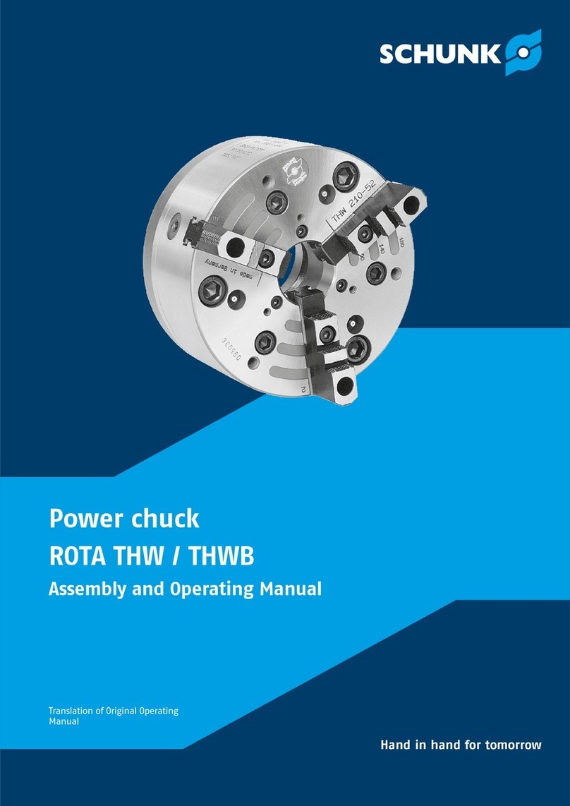 SCHUNK ROTA THW 400 User instructions