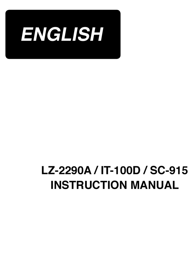JUKI IT-100D User manual JUKI IT-100D User manual