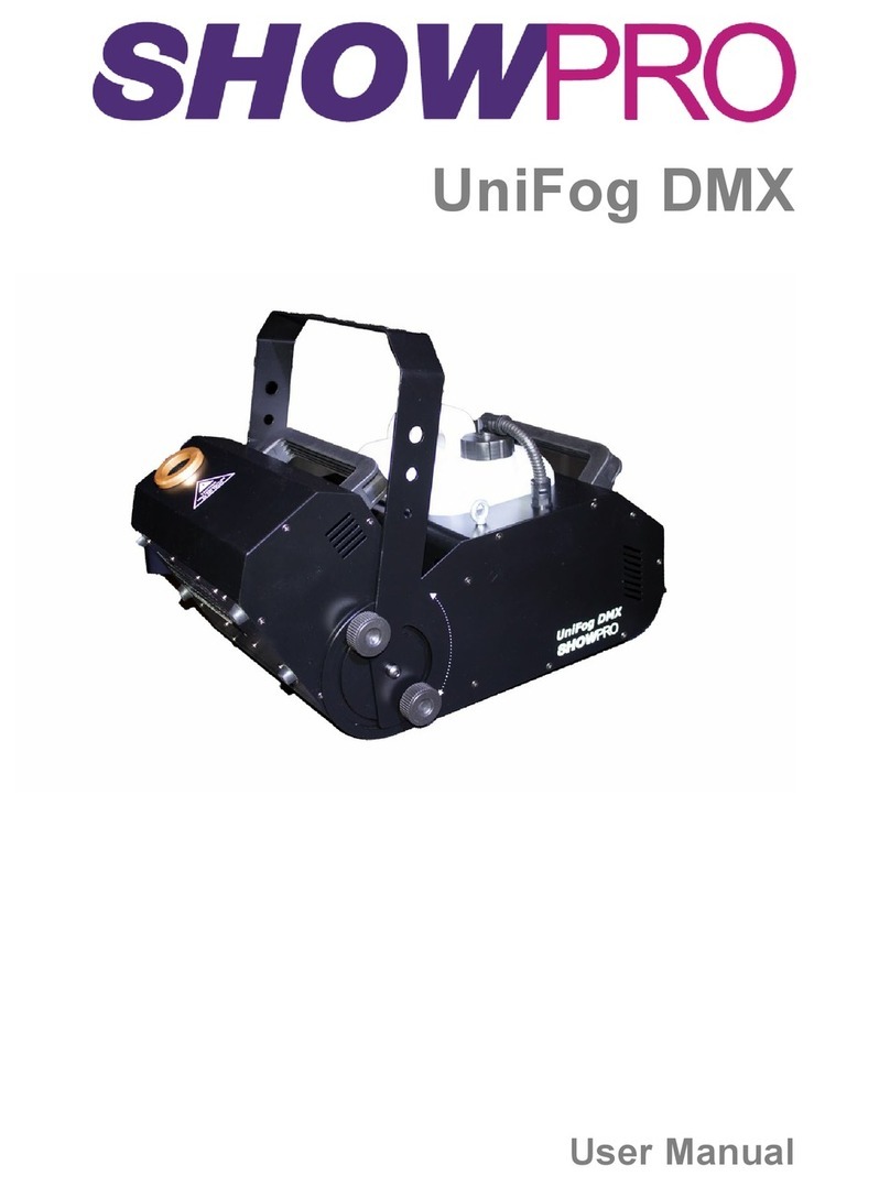 ShowPro UniFog DMX user manual