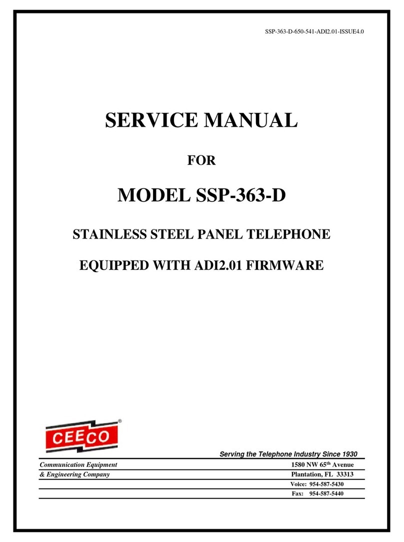 CEECO SSP-363-D User manual
