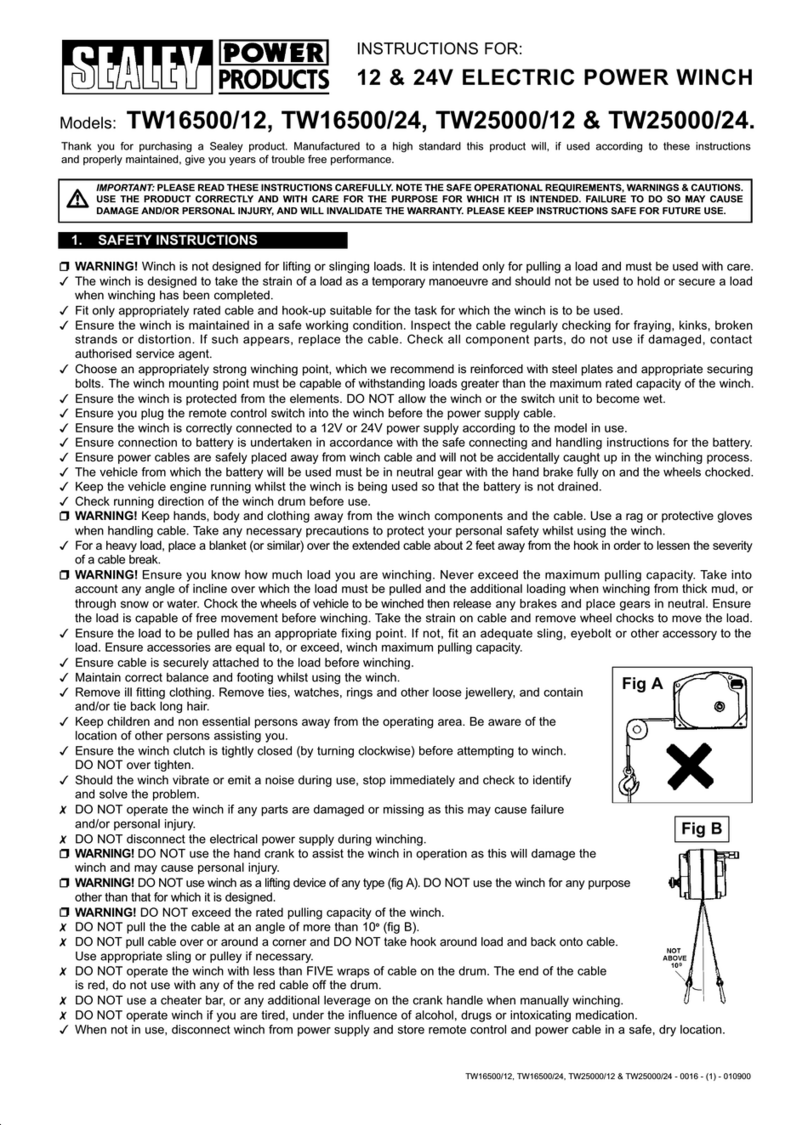 Sealey TW16500/12 instructions