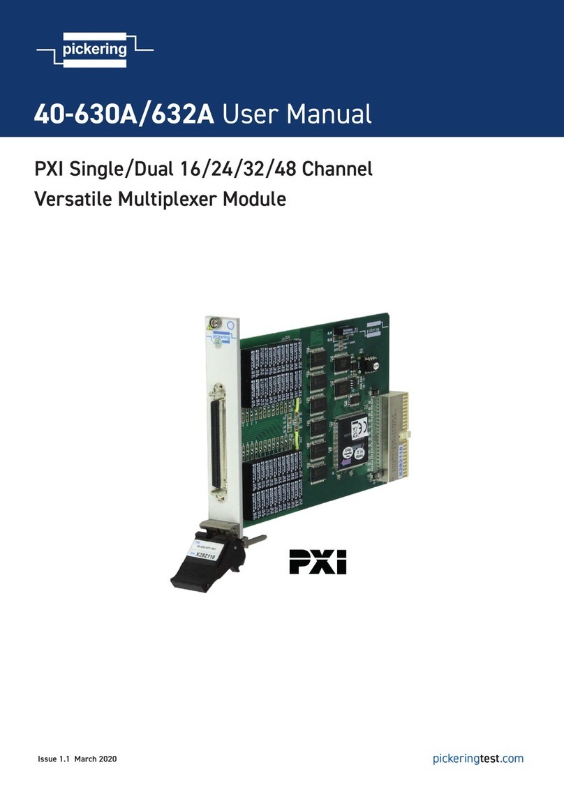 Pickering 40-630A User manual Pickering 40-630A User manual