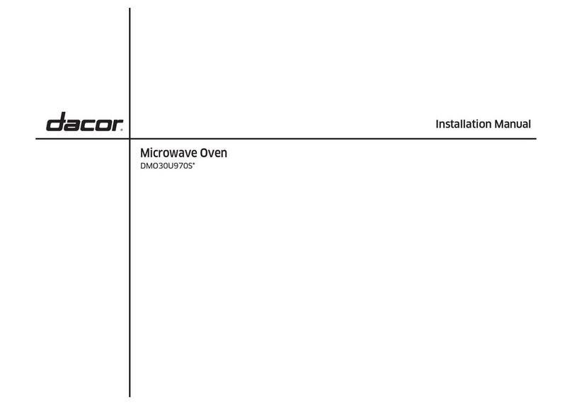 Dacor DMO30U970S Series User manual