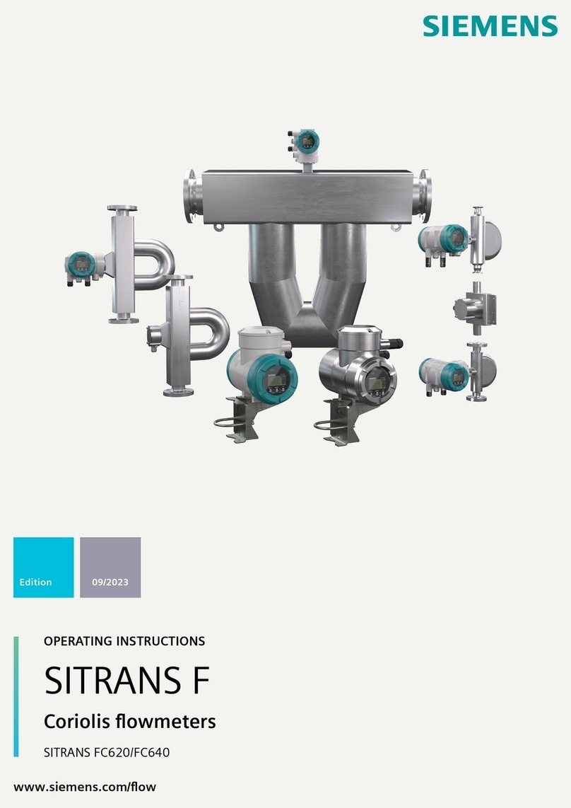 Siemens SITRANS FC620 operating instructions