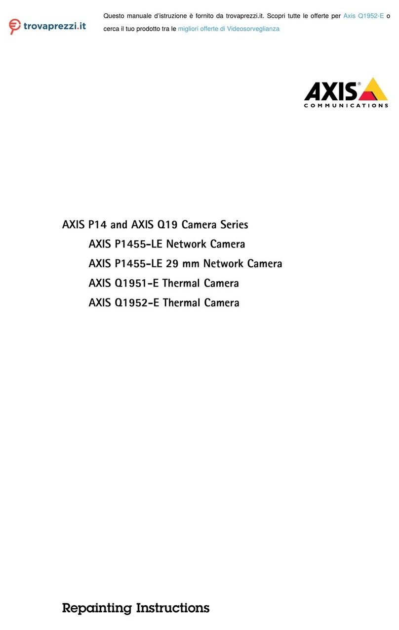 Axis P14 Series User manual Axis P14 Series User manual