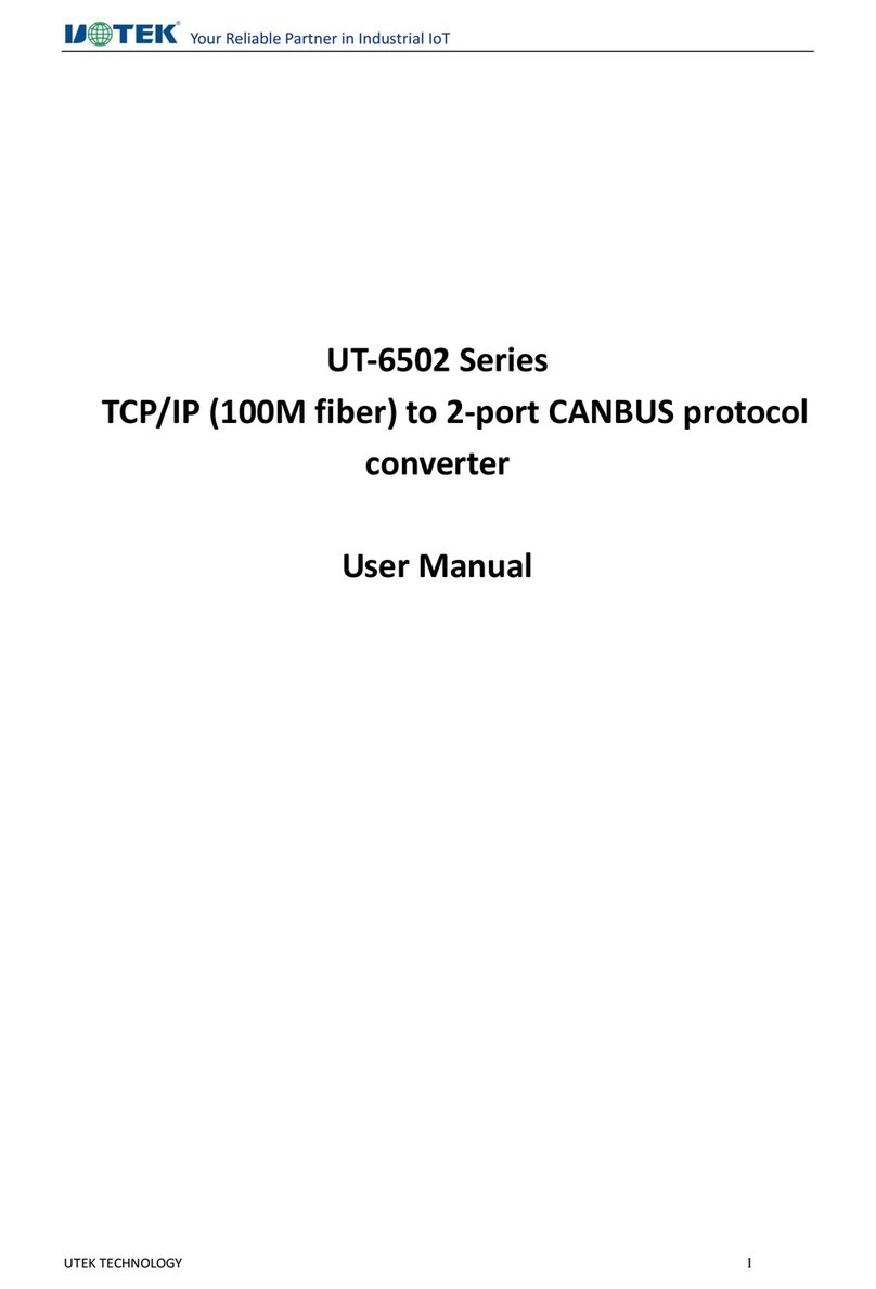 UTEK UT-6502 Series user manual