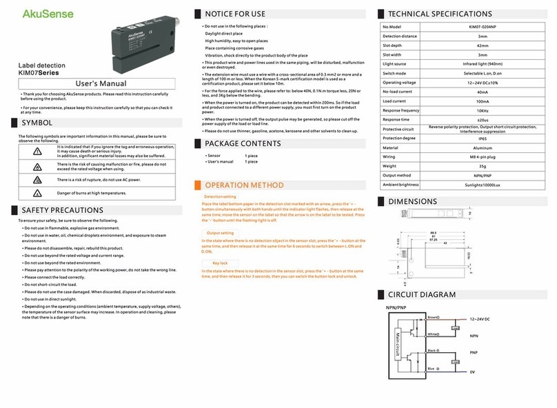 AkuSense KIM07 Series user manual