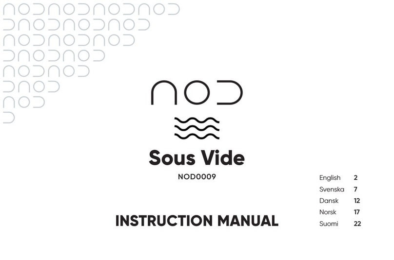 NOD Sous Vide instruction manual