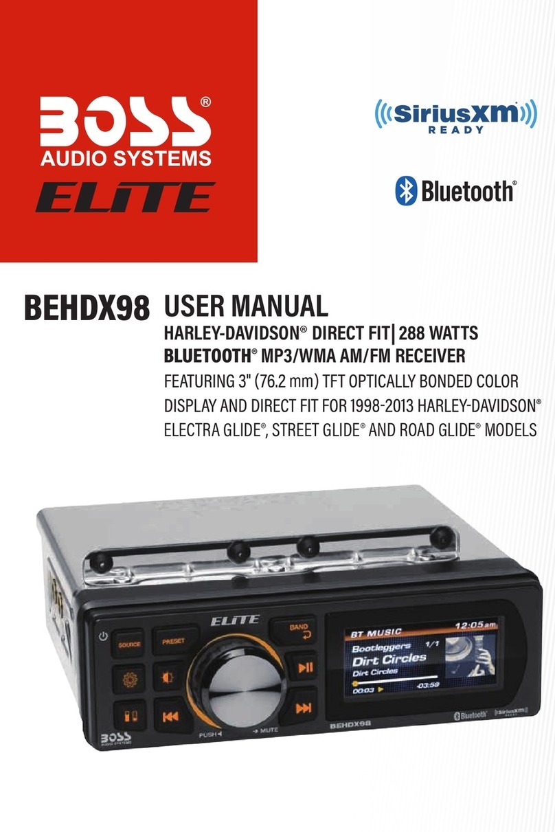 Boss Audio Systems ELITE HARLEY-DAVIDSON BEHDX98 user manual Boss Audio Systems ELITE HARLEY-DAVIDSON BEHDX98 user manual