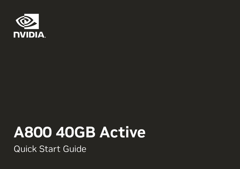 Nvidia A800 40GB Active User manual