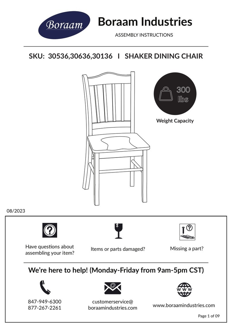Boraam 30536 Assembly instructions
