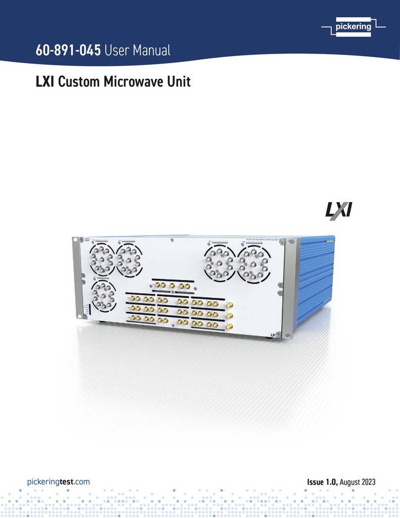 Pickering LXI 60-891-045 User manual