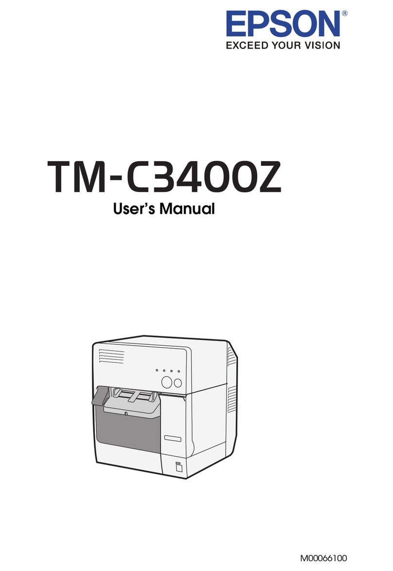 Epson TM-C3400Z User manual