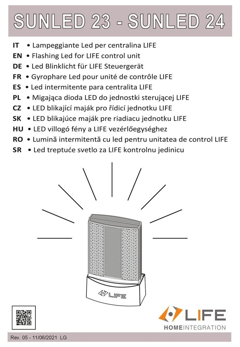 LIFE home integration SUNLED 23 manual