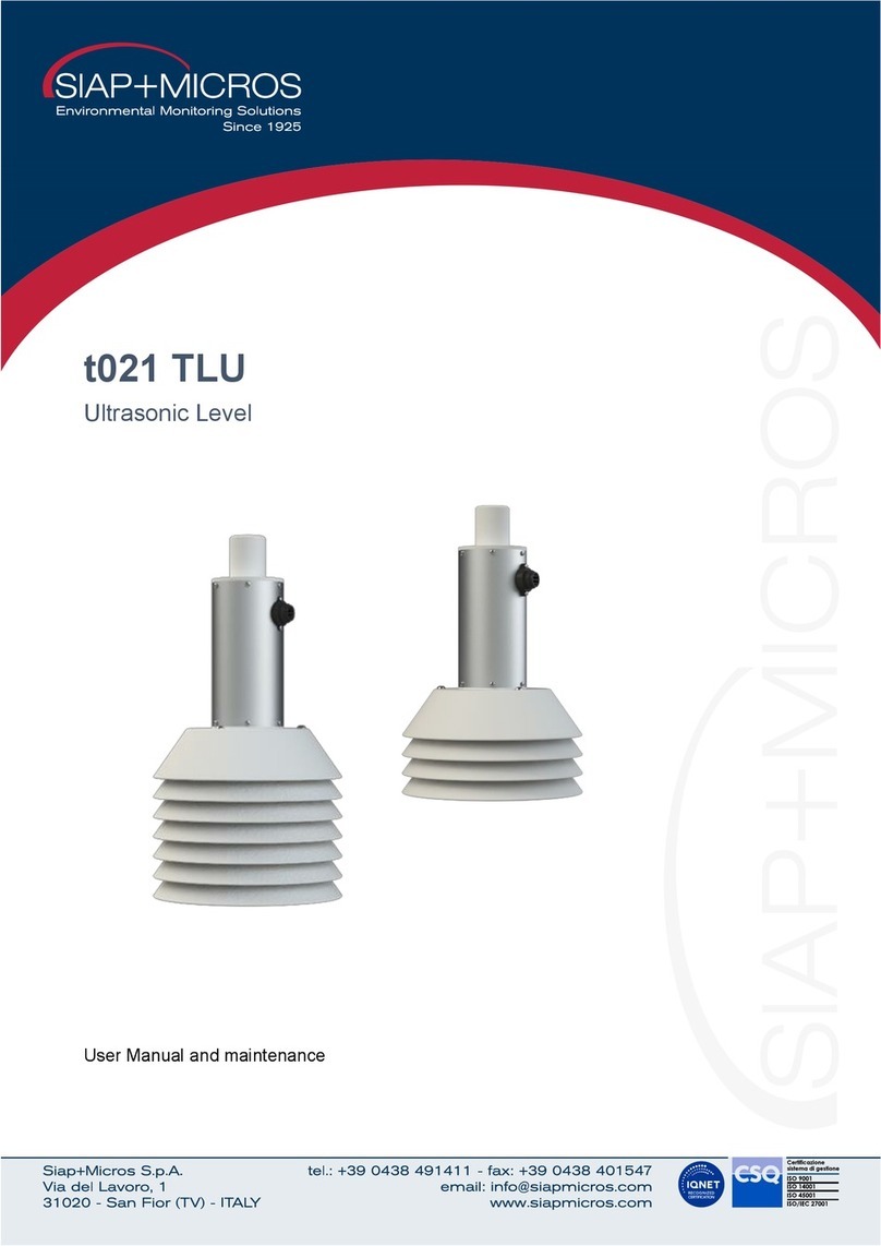 SIAP+MICROS t021 TLU User manual and maintenance