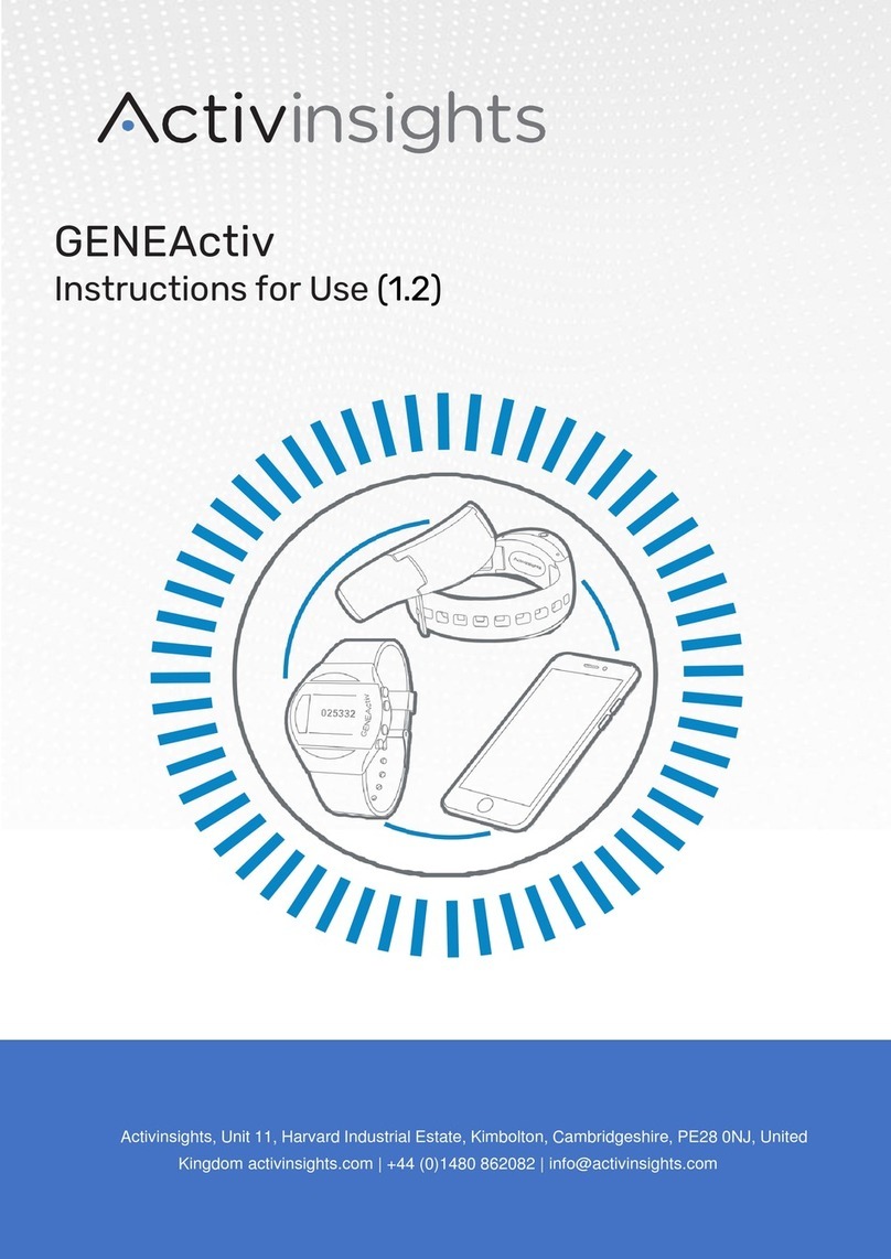 Activinsights GENEActiv Instructions for use