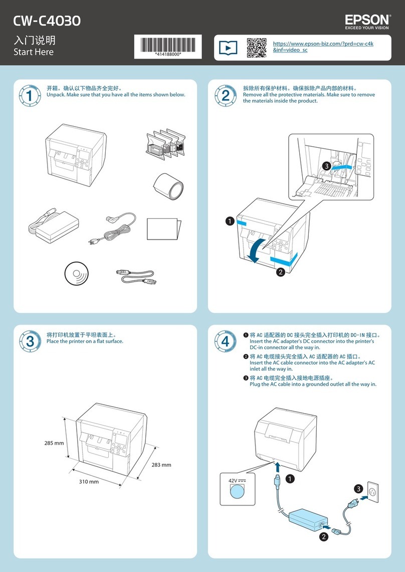 Epson CW-C4030 Instruction Manual
