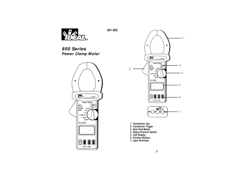 IDEAL 800 Series User manual