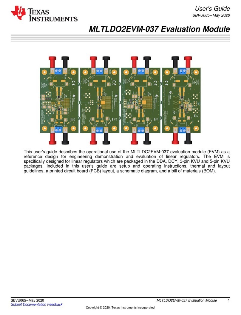 Texas Instruments MLTLDO2EVM-037 User manual