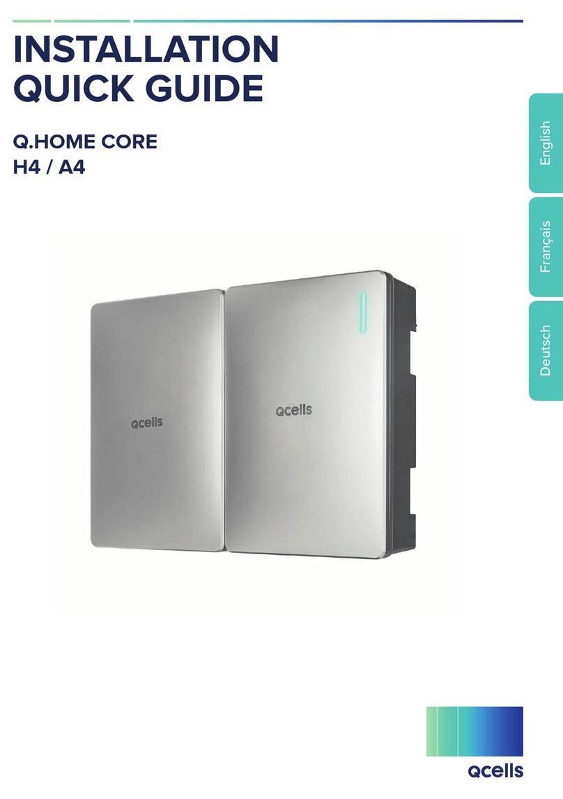 Qcells Q.HOME CORE H4 Installation quick guide