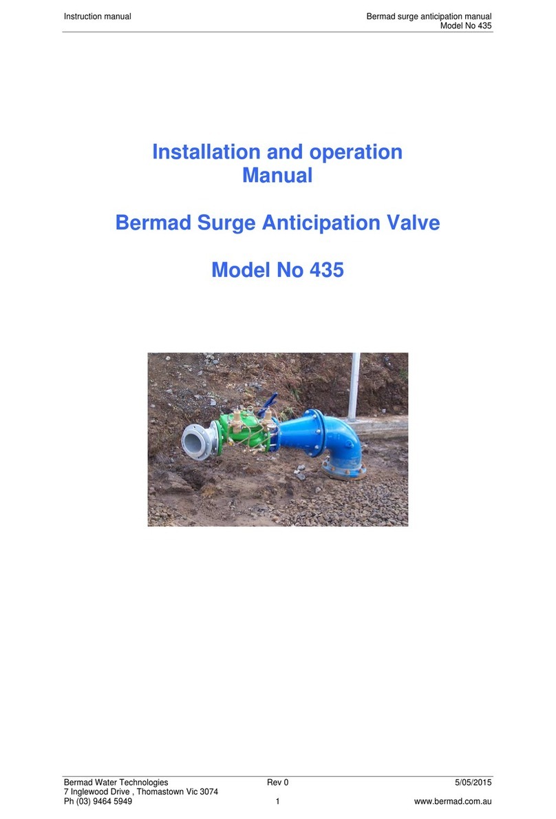 BERMAD 435 User manual