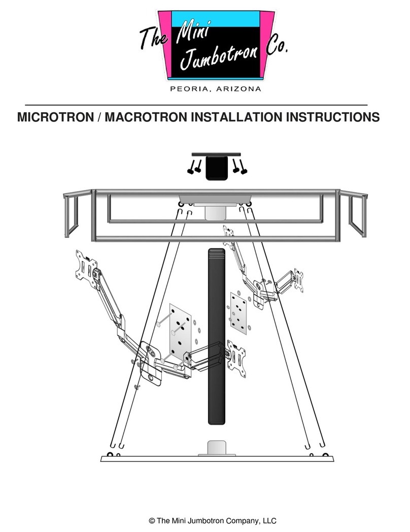 Mini Jumbotron MICROTRON installation instructions