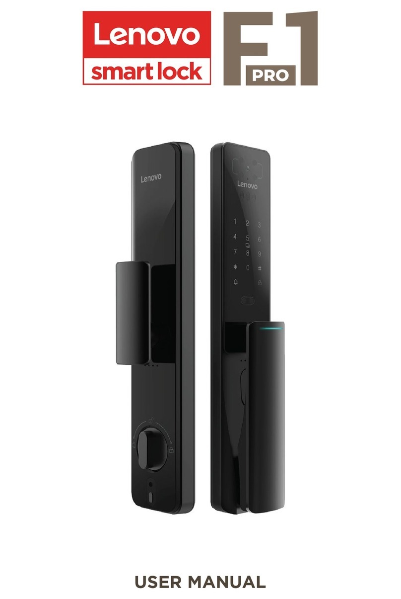 Lenovo smart lock F1 PRO user manual