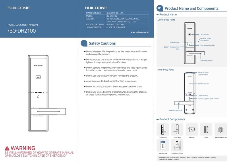 BUILDONE BO-DH2100 user manual