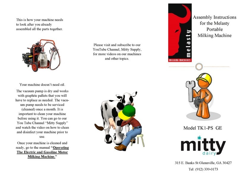 mitty dairy TK1-PS Assembly instructions
