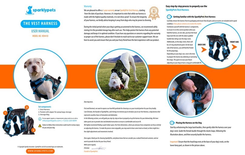 sparklypets VEH41D user manual