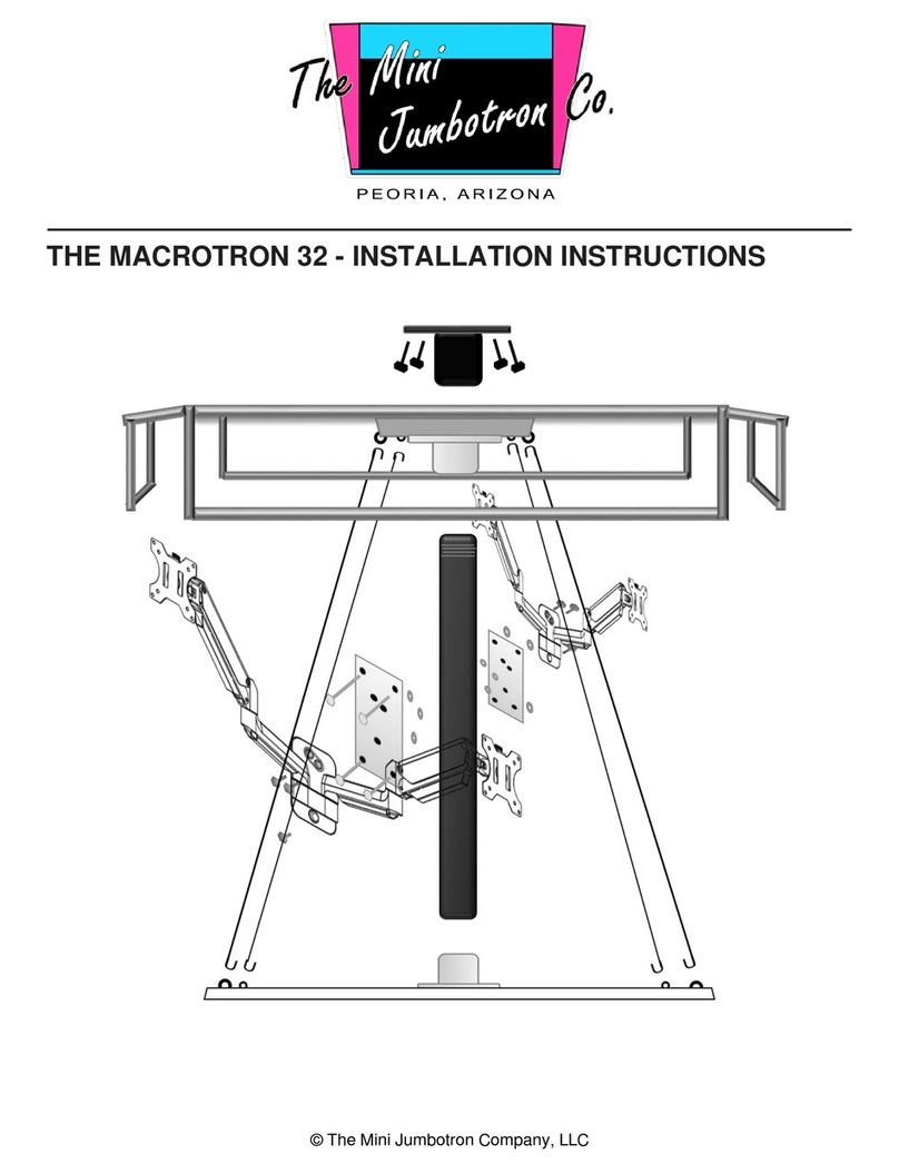 Mini Jumbotron MACROTRON 32 installation instructions